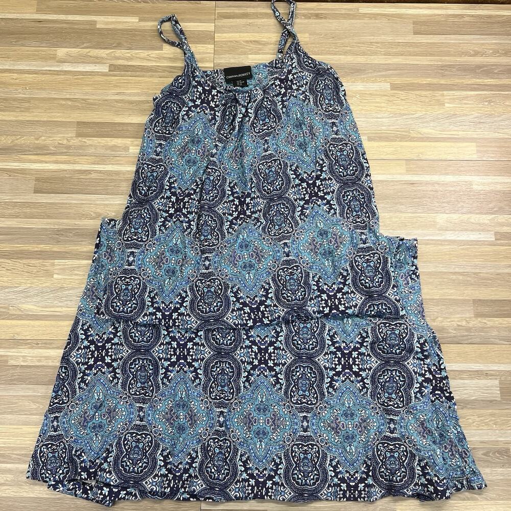 Cynthia Rowley Women's Blue Dress Size XS Black- JN314